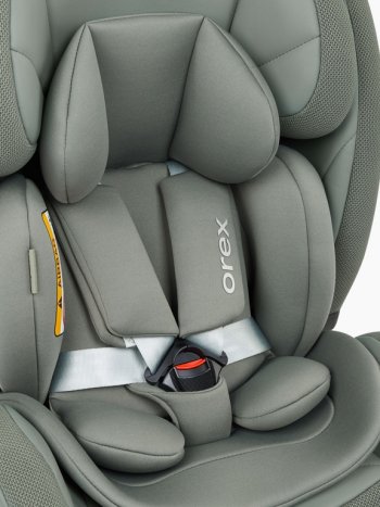 16 949 р. Автокресло детское 0-36кг (0+I-ll-IlI) 0-12лет dark green OREX Isofix HAPPY BABY HAPPY BABY 4690624065477  с доставкой в г. Кемерово. Увеличить фотографию 14