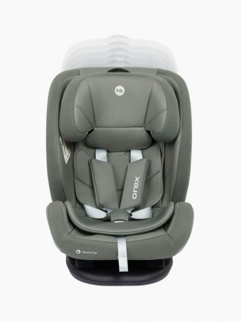 16 949 р. Автокресло детское 0-36кг (0+I-ll-IlI) 0-12лет dark green OREX Isofix HAPPY BABY HAPPY BABY 4690624065477  с доставкой в г. Кемерово. Увеличить фотографию 8