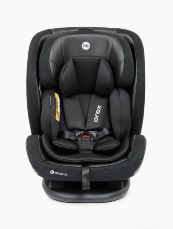 15 699 р. Автокресло детское 0-36кг (0+I-ll-IlI) 0-12лет black OREX Isofix HAPPY BABY HAPPY BABY 4690624065507  с доставкой в г. Кемерово. Увеличить фотографию 7