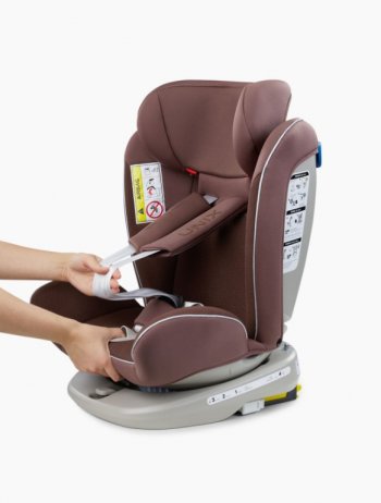 15 599 р. Автокресло детское 0-36кг (0+I-ll-IlI) 0-12лет chocolate UNIX Isofix HAPPY BABY HAPPY BABY 4690624066269  с доставкой в г. Кемерово. Увеличить фотографию 14