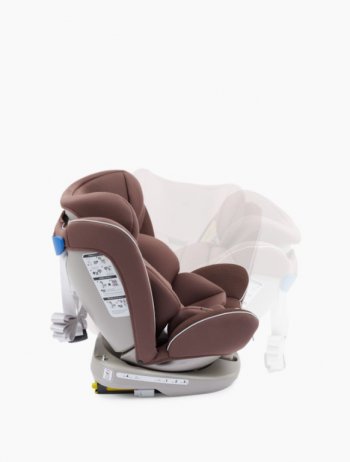 15 599 р. Автокресло детское 0-36кг (0+I-ll-IlI) 0-12лет chocolate UNIX Isofix HAPPY BABY HAPPY BABY 4690624066269  с доставкой в г. Кемерово. Увеличить фотографию 7