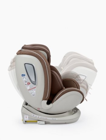 18 499 р. Автокресло детское 0-36кг (0+I-ll-IlI) 0-12лет brown I-UNIX Isofix с боковой доп.защитой HAPPY BABY HAPPY BABY 4690624068959  с доставкой в г. Кемерово. Увеличить фотографию 6