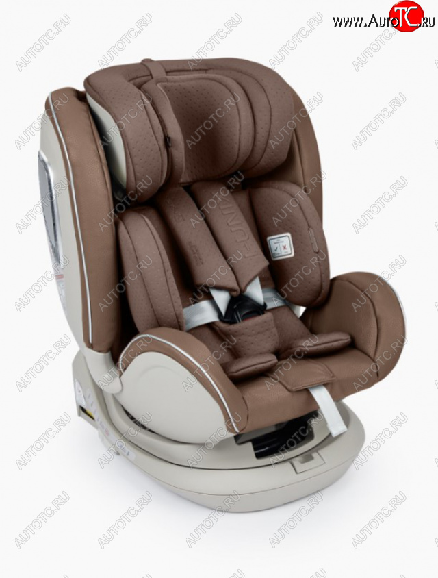 18 499 р. Автокресло детское 0-36кг (0+I-ll-IlI) 0-12лет brown I-UNIX Isofix с боковой доп.защитой HAPPY BABY HAPPY BABY 4690624068959  с доставкой в г. Кемерово