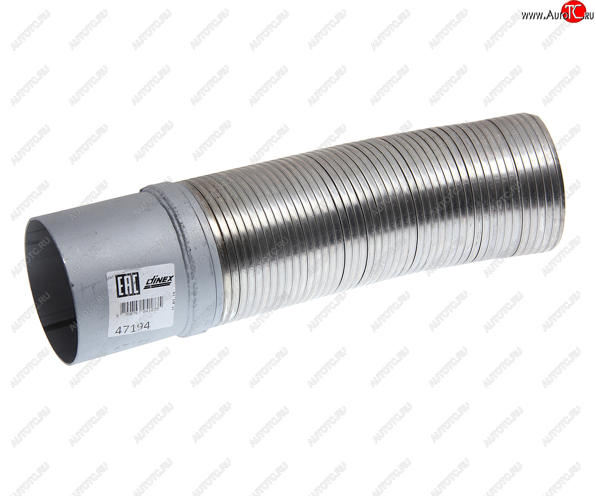 4 099 р. Гофра MAN выхлопной системы (d=110 L=415) (нерж.) с фланцем DINEX DINEX 47194 DINEX 47194  с доставкой в г. Кемерово