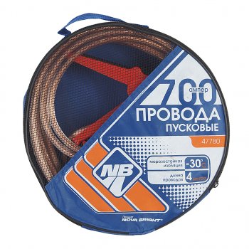 1 479 р. Провода для прикуривания 700А 4.0м NOVA BRIGHT NOVA BRIGHT 47780  с доставкой в г. Кемерово. Увеличить фотографию 2