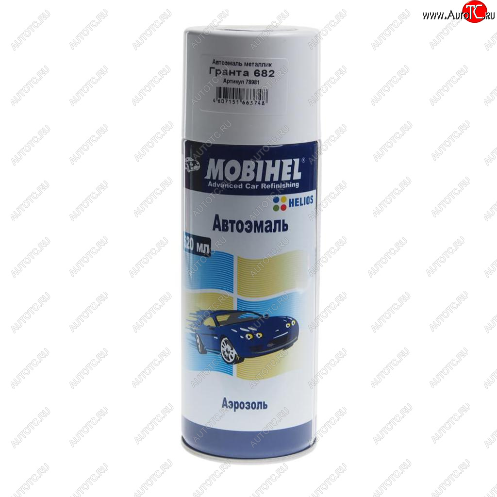 459 р. Краска 682 гранта металлик аэрозоль 520мл Helios MOBIHEL MOBIHEL 47898102а MOBIHEL 47898102а  с доставкой в г. Кемерово