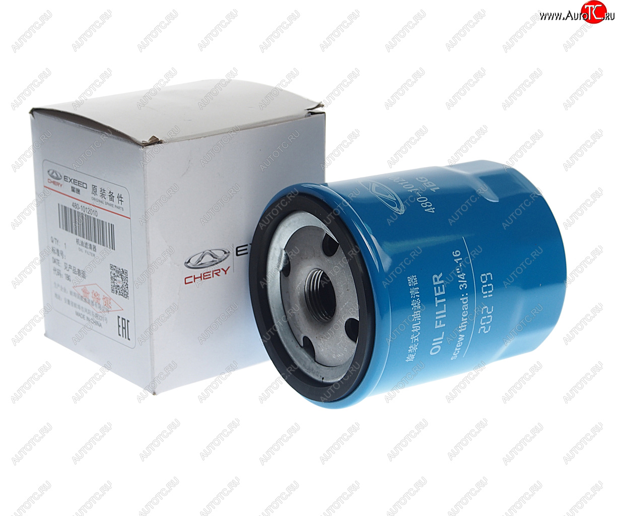 649 р. Фильтр масляный CHERY Amulet OE CHERY 480-1012010  с доставкой в г. Кемерово