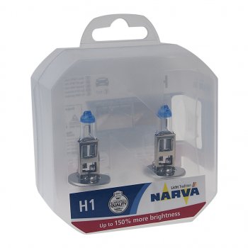 1 399 р. Лампа 12V H1 55W P14.5s +150% бокс (2шт.) Range Power 150 NARVA NARVA 480682100  с доставкой в г. Кемерово. Увеличить фотографию 1