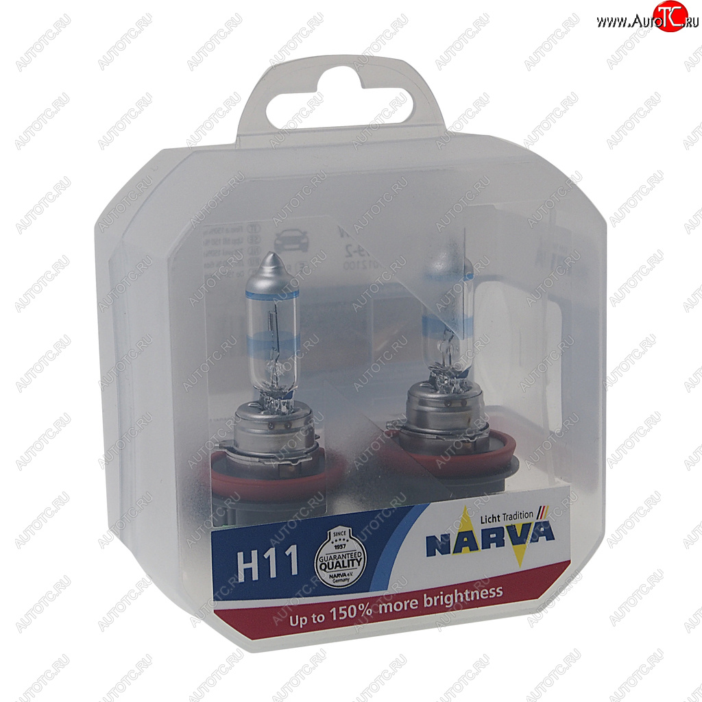 2 769 р. Лампа 12V H11 55W PGJ19-2 +150% бокс (2шт.) Range Power 150 NARVA NARVA 481012100  с доставкой в г. Кемерово
