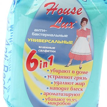 182 р. Салфетка влажная универсальная 25х12см в мягкой упаковке 80шт. HOUSE LUX АВАНГАРД 48261  с доставкой в г. Кемерово. Увеличить фотографию 2