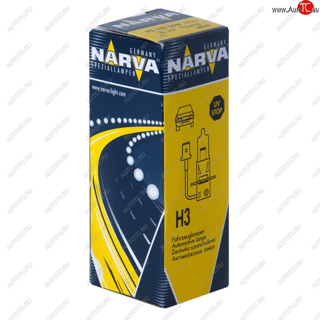 151 р. Лампа 12V H3 55W PK22s Standard NARVA NARVA 483213000  с доставкой в г. Кемерово