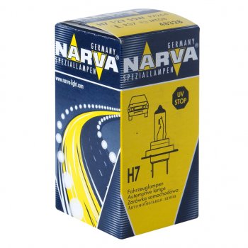 259 р. Лампа 12V H7 55W PX26d Standard NARVA NARVA 483283000  с доставкой в г. Кемерово. Увеличить фотографию 1