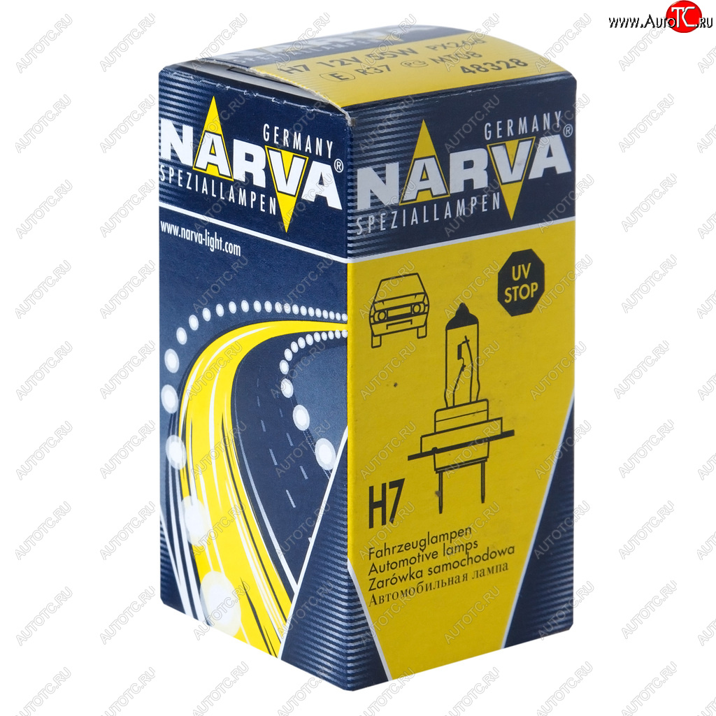 259 р. Лампа 12V H7 55W PX26d Standard NARVA NARVA 483283000  с доставкой в г. Кемерово