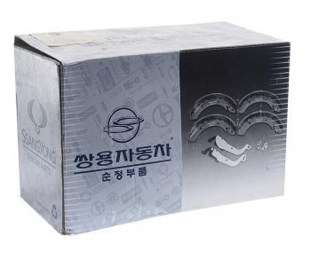 4 299 р. Колодки тормозные SSANGYONG Actyon (06-),Kyron (05-),Rexton (02-) задние барабанные (4шт.) OE SSANGYONG 4833005000 SSANGYONG 4833005000  с доставкой в г. Кемерово. Увеличить фотографию 3