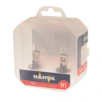 819 р. Лампа 12V H1 55W P14.5s +50% бокс (2шт.) Range Power 50+ NARVA NARVA 483342100  с доставкой в г. Кемерово. Увеличить фотографию 1