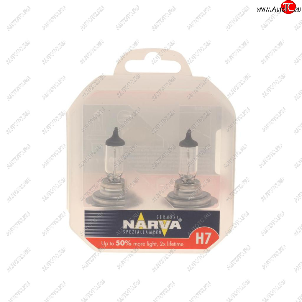 1 599 р. Лампа 12V H7 55W PX26d +50% бокс (2шт.) Range Power 50+ NARVA NARVA 483392100  с доставкой в г. Кемерово
