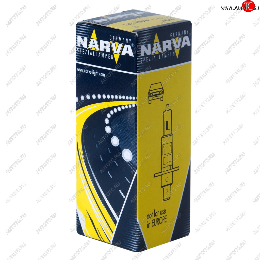 286 р. Лампа 12V H1 100W P14.5s Rallye NARVA NARVA 483503000  с доставкой в г. Кемерово