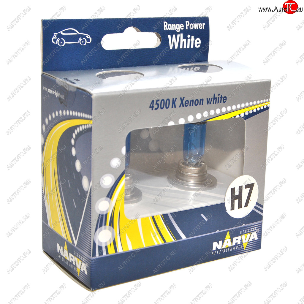 1 199 р. Лампа 12V H7 55W PX26d 4500K бокс (2шт.) Range Power White NARVA NARVA 486072100  с доставкой в г. Кемерово