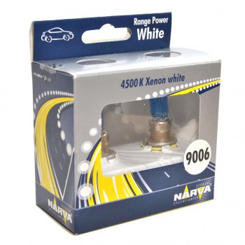 1 299 р. Лампа 12V HB4 55W P22d 4500K бокс (2шт.) Range Power White NARVA NARVA 486262100  с доставкой в г. Кемерово. Увеличить фотографию 1