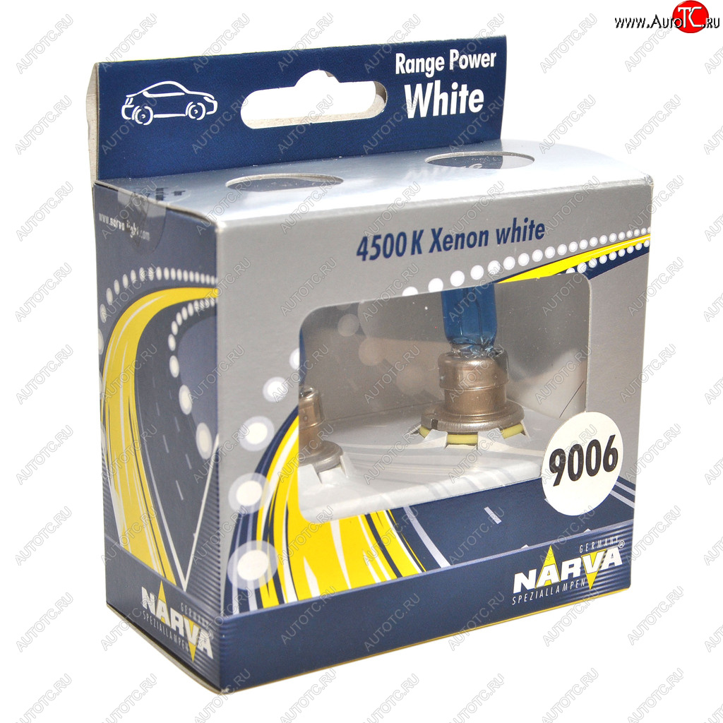 1 299 р. Лампа 12V HB4 55W P22d 4500K бокс (2шт.) Range Power White NARVA NARVA 486262100  с доставкой в г. Кемерово