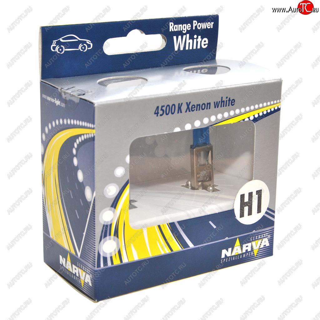 899 р. Лампа 12V H1 55W P14.5s 4500K бокс (2шт.) Range Power White NARVA NARVA 486412100  с доставкой в г. Кемерово
