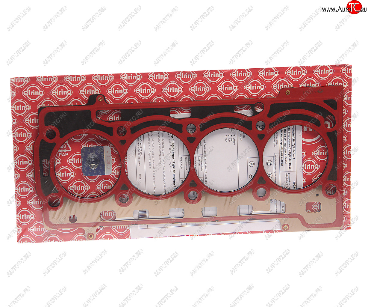 4 649 р. Прокладка головки блока VW Jetta (11-15) SKODA Superb (08-15) ELRING ELRING 492641  с доставкой в г. Кемерово