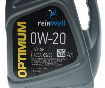 2 399 р. Масло моторное С5С6SPGF-6A 0W20 синт.4л REINWELL REINWELL 4951  с доставкой в г. Кемерово. Увеличить фотографию 2