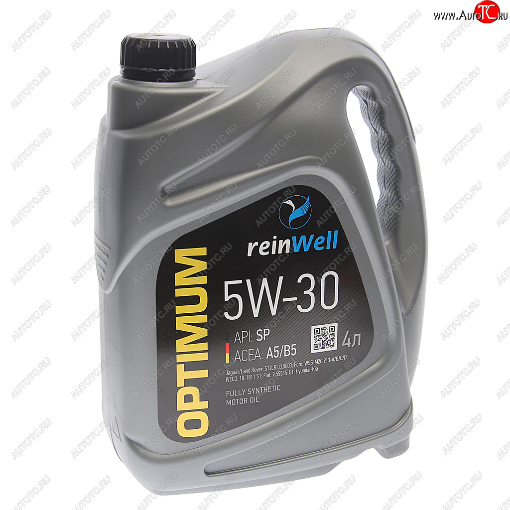 2 779 р. Масло моторное A5B5 5W30 синт.4л REINWELL REINWELL 4953  с доставкой в г. Кемерово