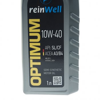449 р. Масло моторное A3B4 10W40 псинт.1л REINWELL REINWELL 4957  с доставкой в г. Кемерово. Увеличить фотографию 2