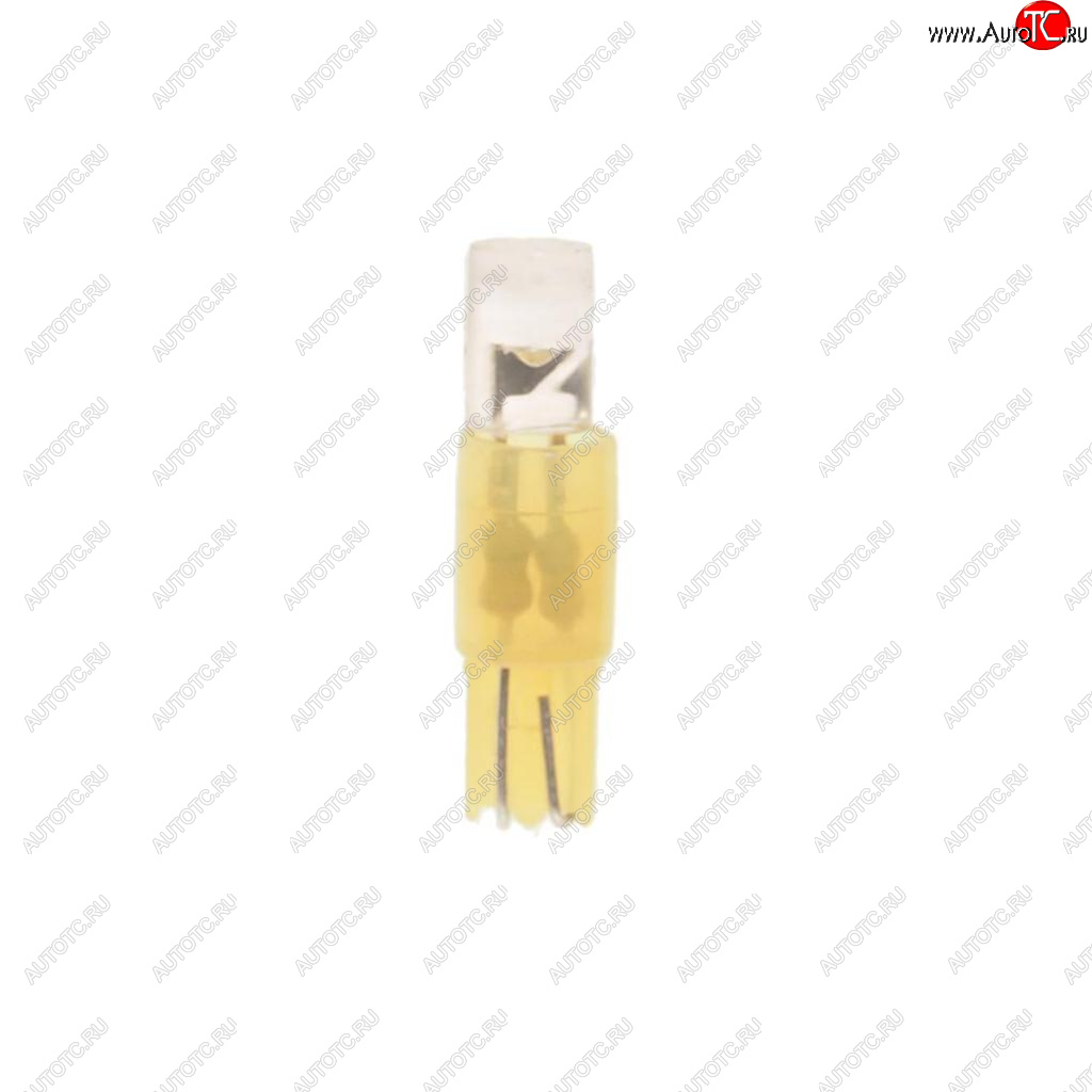 9 р. Лампа светодиодная 12V T5 W2x4.6d бесцокольная желтый MEGAPOWER MEGAPOWER-AUTOMOTIVE 50112y  с доставкой в г. Кемерово