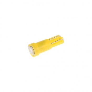 18 р. Лампа светодиодная 12V T5 W2x4.6d бесцокольная желтый MEGAPOWER MEGAPOWER-AUTOMOTIVE 50113y  с доставкой в г. Кемерово. Увеличить фотографию 2