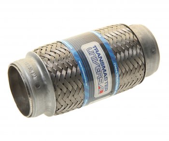 629 р. Гофра глушителя 50x150 в 3-ой оплетке innerbraid нержавеющая сталь TRANSMASTER TRANSMASTER 50150  с доставкой в г. Кемерово. Увеличить фотографию 1