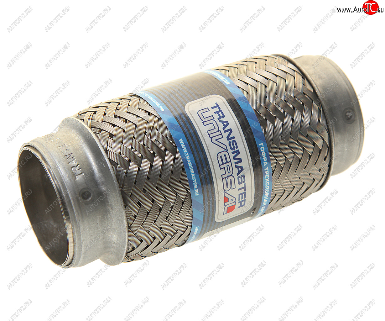 629 р. Гофра глушителя 50x150 в 3-ой оплетке innerbraid нержавеющая сталь TRANSMASTER TRANSMASTER 50150  с доставкой в г. Кемерово