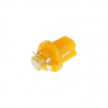 29 р. Лампа светодиодная 12V T5 W2x4.6d бесцокольная желтый MEGAPOWER MEGAPOWER-AUTOMOTIVE 50213y  с доставкой в г. Кемерово. Увеличить фотографию 2