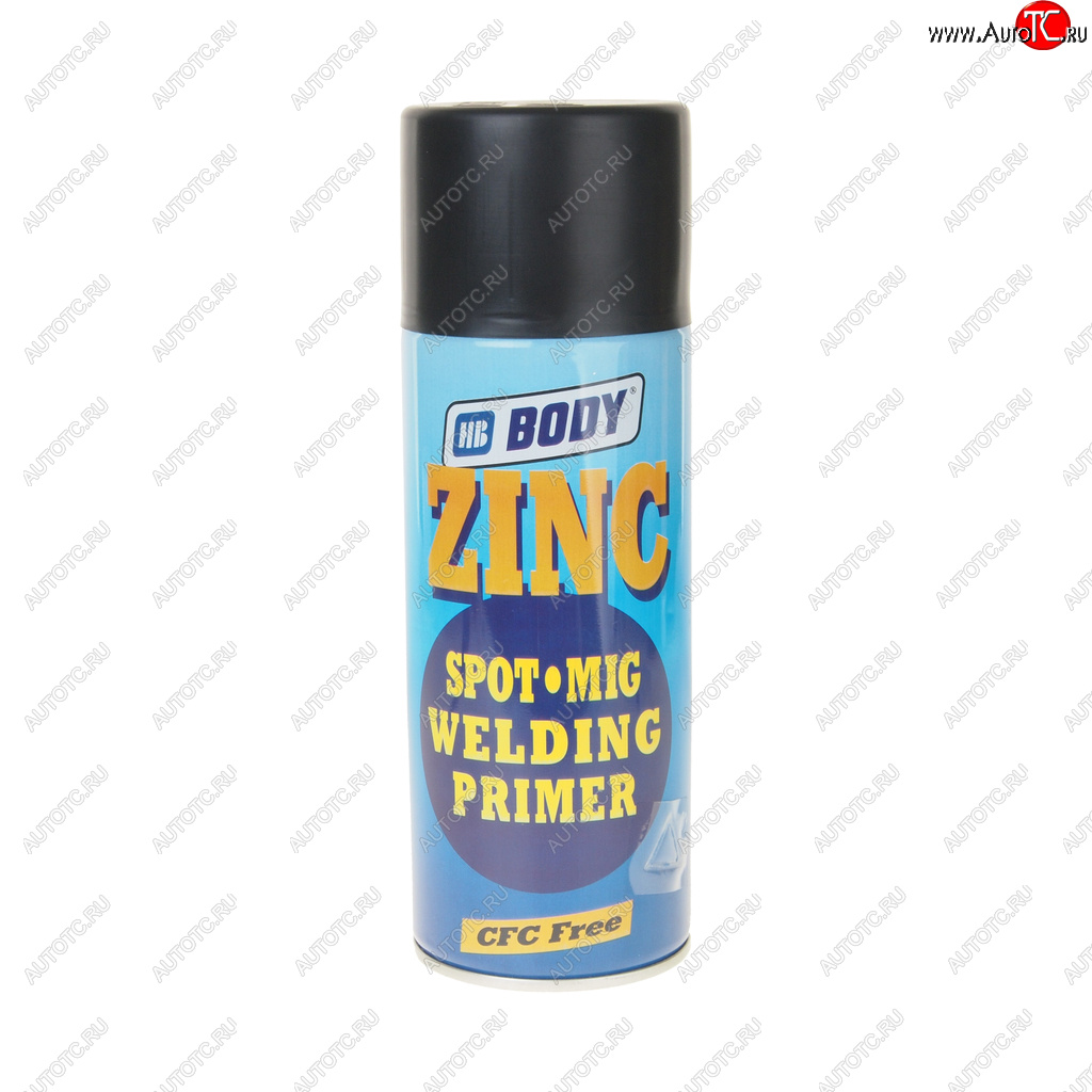 1 119 р. Грунт черный для точечной сварки ZINC Welding P311 аэрозоль 0.4л BODY BODY 5100200060  с доставкой в г. Кемерово