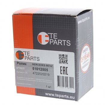 6 449 р. Ролик приводного ремня MERCEDES (ролик металл) TE PARTS TE PARTS 51012505  с доставкой в г. Кемерово. Увеличить фотографию 3