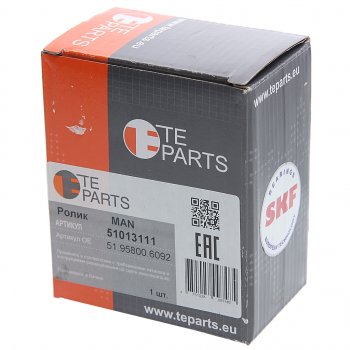 1 549 р. Ролик приводного ремня MAN TGA,TGX,TGS,TGM дв.D20662676 (ролик пластик) TE PARTS TE PARTS 51013111  с доставкой в г. Кемерово. Увеличить фотографию 3