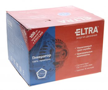 8 749 р. Генератор ВАЗ-2123 (выпуска после 2003г.) инжектор 14В 130А ELTRA ELTRA 5112.3771-30 т  с доставкой в г. Кемерово. Увеличить фотографию 5