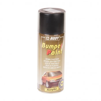 999 р. Краска для бамперов черная аэрозоль Bumper Paint 400мл BODY BODY 5130200000  с доставкой в г. Кемерово. Увеличить фотографию 1