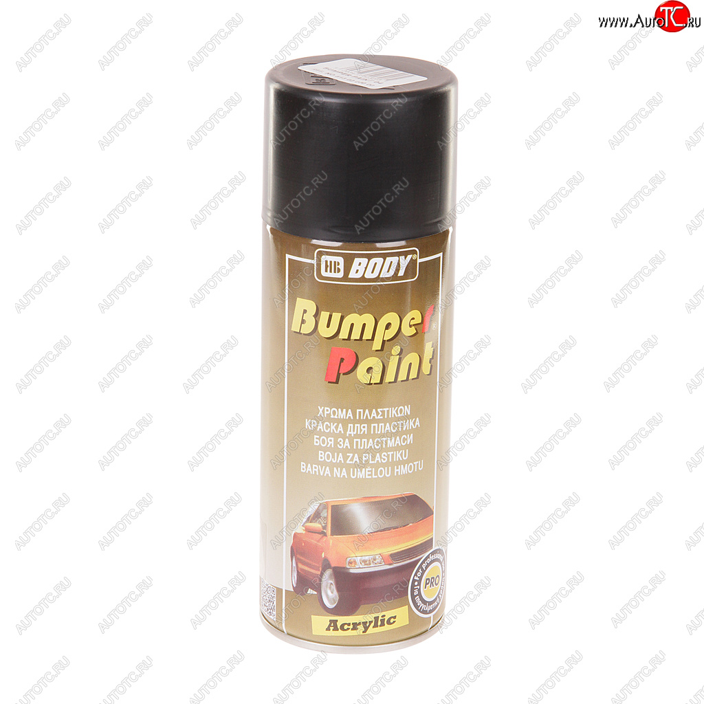 999 р. Краска для бамперов черная аэрозоль Bumper Paint 400мл BODY BODY 5130200000  с доставкой в г. Кемерово