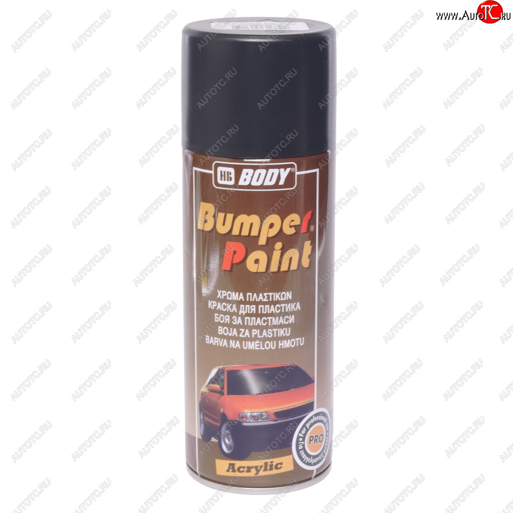 969 р. Краска для бамперов серая темная аэрозоль Bumper Paint 400мл BODY BODY 5130203000  с доставкой в г. Кемерово