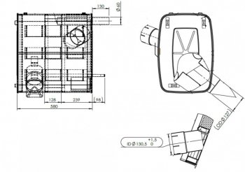 38 899 р. Глушитель MERCEDES Actros E-line DINEX DINEX 51307  с доставкой в г. Кемерово. Увеличить фотографию 2