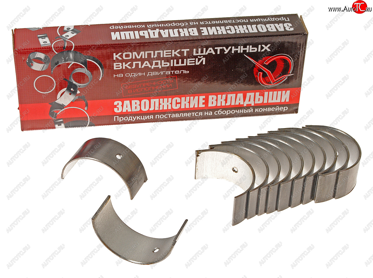 789 р. Вкладыши ГАЗ-52 шатунные d+0.05 ДАЙДО МЕТАЛЛ РУСЬ Дайдо Металл Русь 52-04-1000104 р1  с доставкой в г. Кемерово