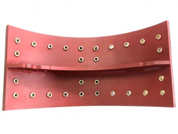 7 399 р. Колодки тормозные ЛИАЗ-5256 (2шт.) комплект на колесо BRAKE BLOCKS BRAKE BLOCKS 5256-3501092  с доставкой в г. Кемерово. Увеличить фотографию 2
