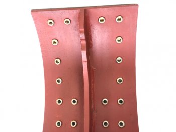 7 399 р. Колодки тормозные ЛИАЗ-5256 (2шт.) комплект на колесо BRAKE BLOCKS BRAKE BLOCKS 5256-3501092  с доставкой в г. Кемерово. Увеличить фотографию 3