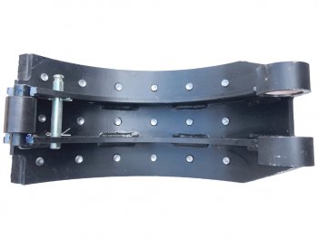 11 799 р. Колодки тормозные ПАЗ-4230,4234 (2шт.) комплект на колесо мост КААЗ BRAKE BLOCKS BRAKE BLOCKS 52642-350109091-fr  с доставкой в г. Кемерово. Увеличить фотографию 2