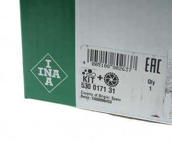 8 199 р. Комплект ГРМ VW AUDI A3 (96-13),A4 (94-08) SKODA Octavia (97-) (с помпой для 1.6) INA INA 530017131  с доставкой в г. Кемерово. Увеличить фотографию 6