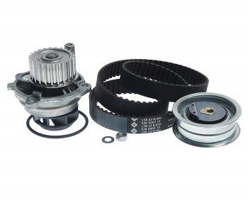 8 199 р. Комплект ГРМ VW AUDI A3 (96-13),A4 (94-08) SKODA Octavia (97-) (с помпой для 1.6) INA INA 530017131  с доставкой в г. Кемерово. Увеличить фотографию 1