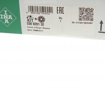 14 399 р. Комплект ГРМ AUDI A3,A4 (00-07) с насосом водяным INA INA 530020132  с доставкой в г. Кемерово. Увеличить фотографию 5