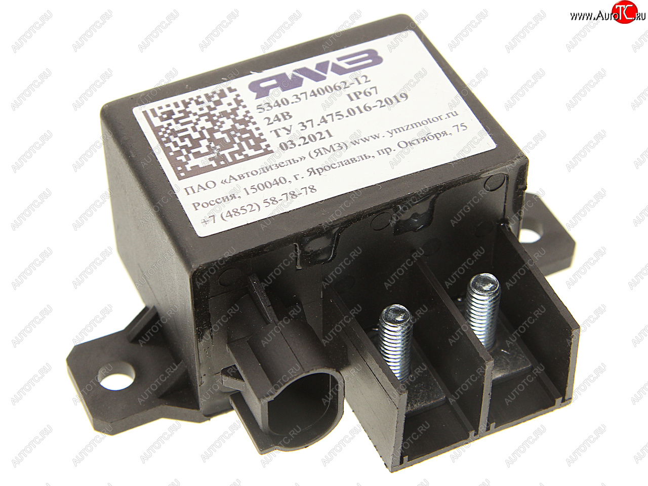4 299 р. Реле включения свечей накаливания ЯМЗ-650.10 V23132-B2002-A200B200 (ан. 650.3740062) 24V АВТОДИЗЕЛЬ ЯМЗ 5340.3740062-12  с доставкой в г. Кемерово